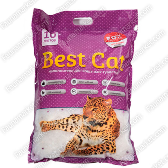 Best Cat Purple Lawanda силікагелевий наповнювач з ароматом лаванди 3,6 л