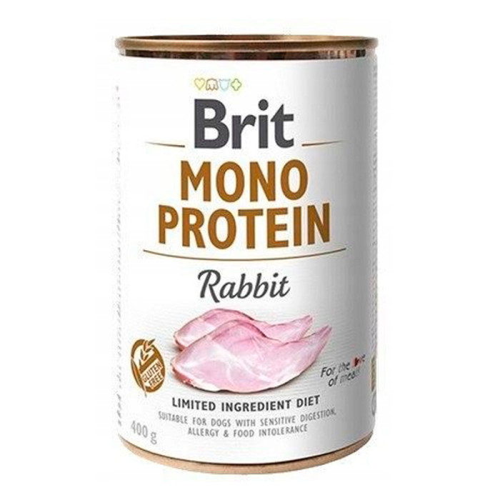 Brit Mono Protein Dog з кроликом 400г