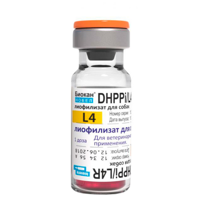 Новел Біокан DHPPi + L4 1мл 1мл