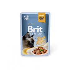 Brit Premium Cat pouch філе тунця в соусі 85г