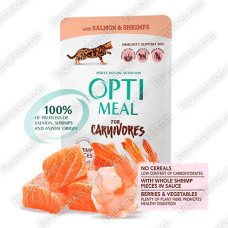 Optimeal C лососем і креветками для котів 11кг