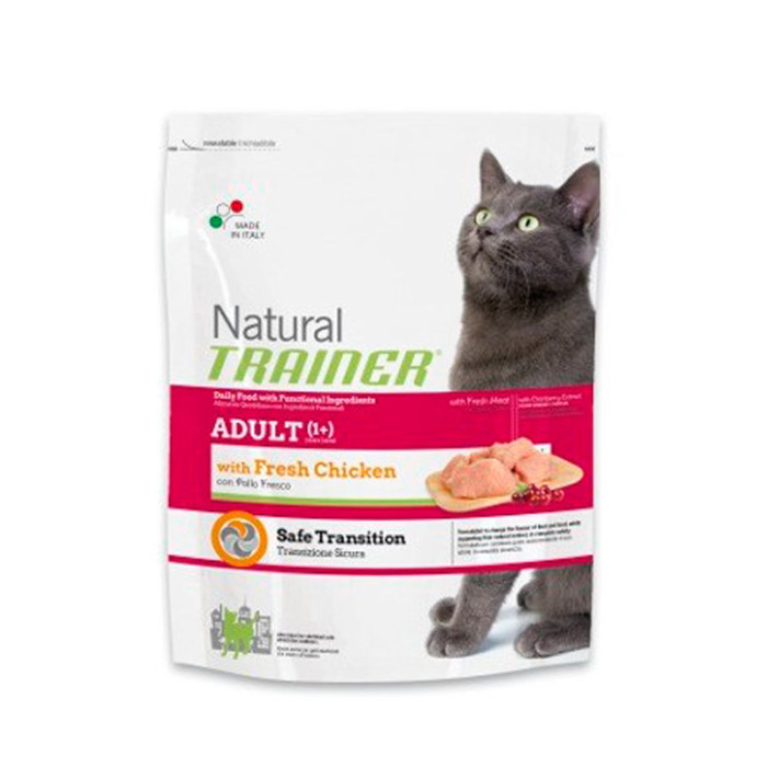 TRAINER NATURAL ADULT для дорослих кішок з куркою 300г