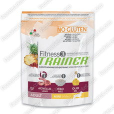 Trainer Fitness3 Adult Mini With Lamb Rice Oil для собак дрібних порід з ягням Акція 2кг + 800г