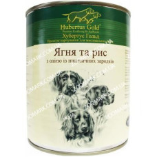 Hubertus Gold ягня  Рис консерви для собак 800 г