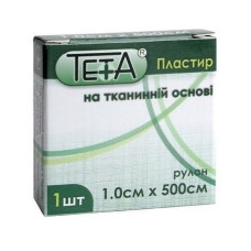 Пластир на тканинній основі, медичний 1 см500 см, Тета