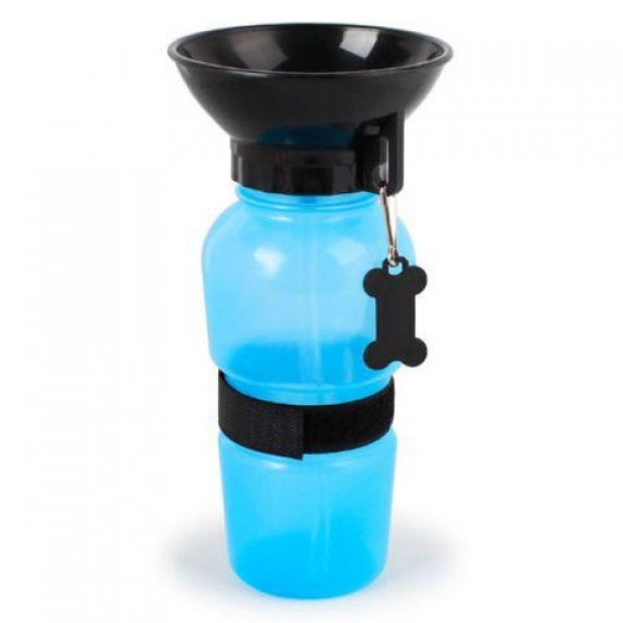 Поїлка PET BOTTLE для собак з тарілкою 500 мл