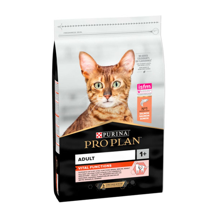 PRO PLAN Adult сухий корм для дорослих котів із лососем і рисом 1,5 кг