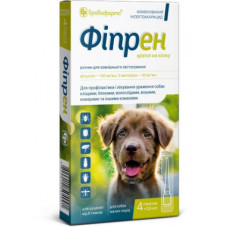 Фіпрен спот-он 4 піпетки для собак (фіпроніл), Бровафарма 0,5 мл для дрібних порід