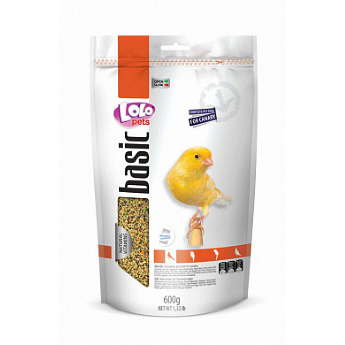 Повнораціонний Корм для канарки Doypack 600г Lolopets