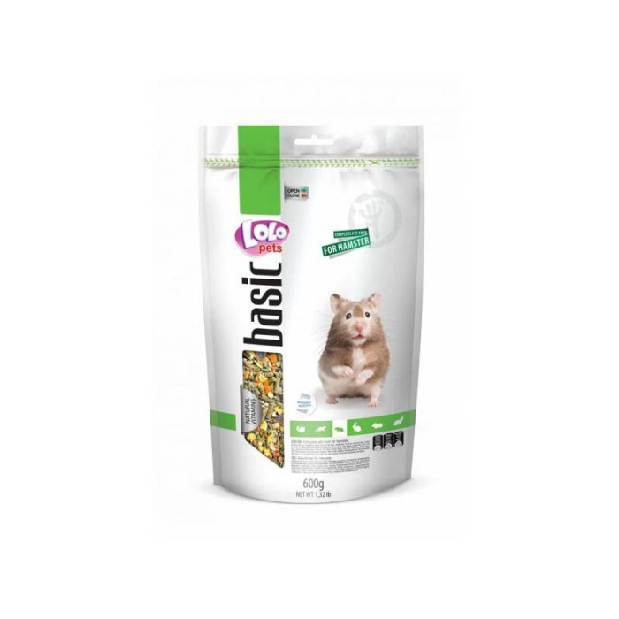 Повнораціонний Корм для хомячків Doypack 600г Lolopets