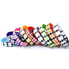 Нашийник LED Орнамент тканинний XL (2,5 см  45-52см)