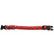 Нашийник LED Черепа тканинний S (2,5 см  35-43см)