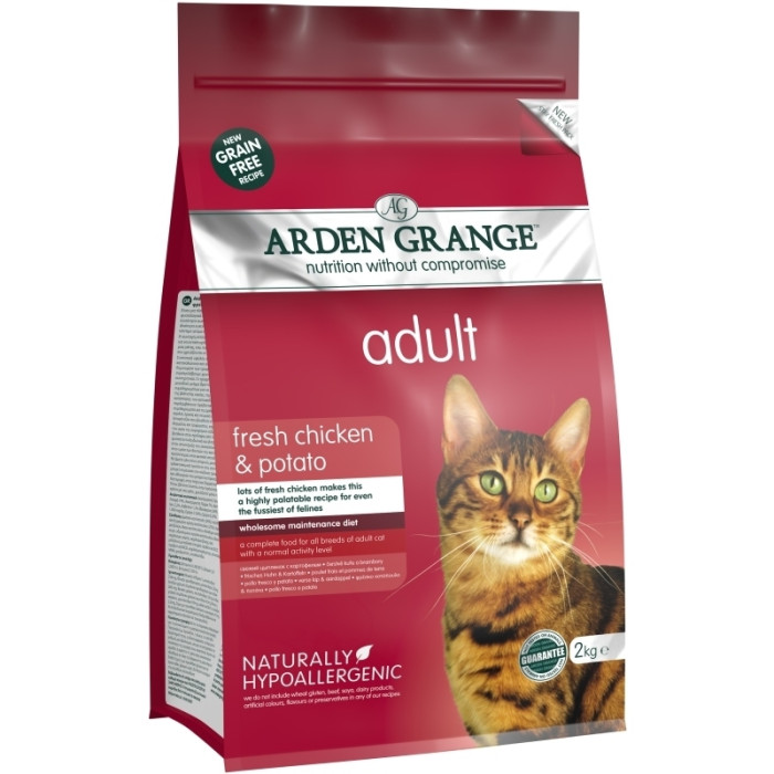 Arden Grange (Арден Грендж) сухий корм беззерновой для кішок курка картопля 8 кг