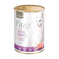Dolina Noteci Piper cat Консерва з кроликом для стерилізованих кішок 400г 302179