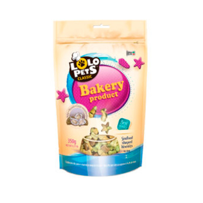 Lolopets бісквіт крокети з мідіями для собак 350гр. 80808