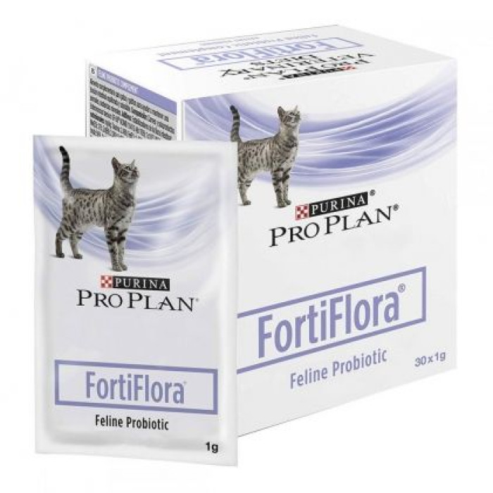 Pro Plan Veterinary Diets Fortiflora кормова добавка з пробіотиком для котів 30 шт