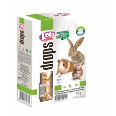 Дропси для гризунів йогурт 75 г Lolopets 71034