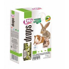 Дропси для гризунів овочі 75 г Lolopets 71032