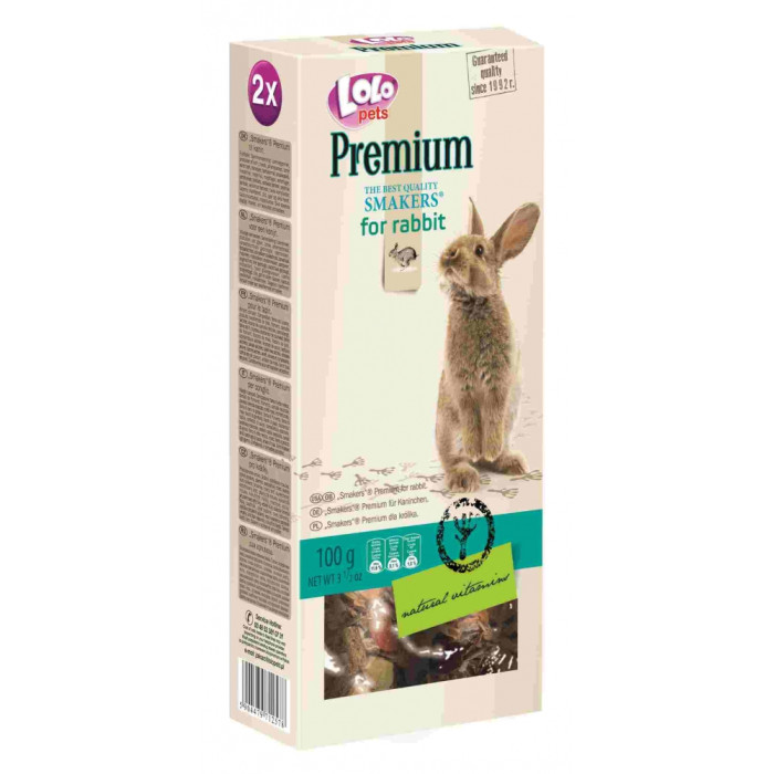 Extrimo smakers для кролика 100г Lolopets 71257