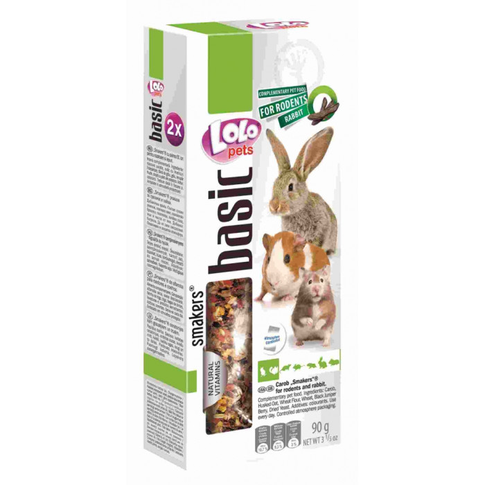 Lolo pets колосок з плодами ріжкового дерева для гризунів 71109