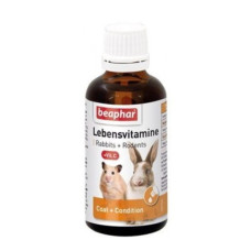 Beaphar кормова добавка Lebens vitamine для гризунів і кроликів 50мл 13173