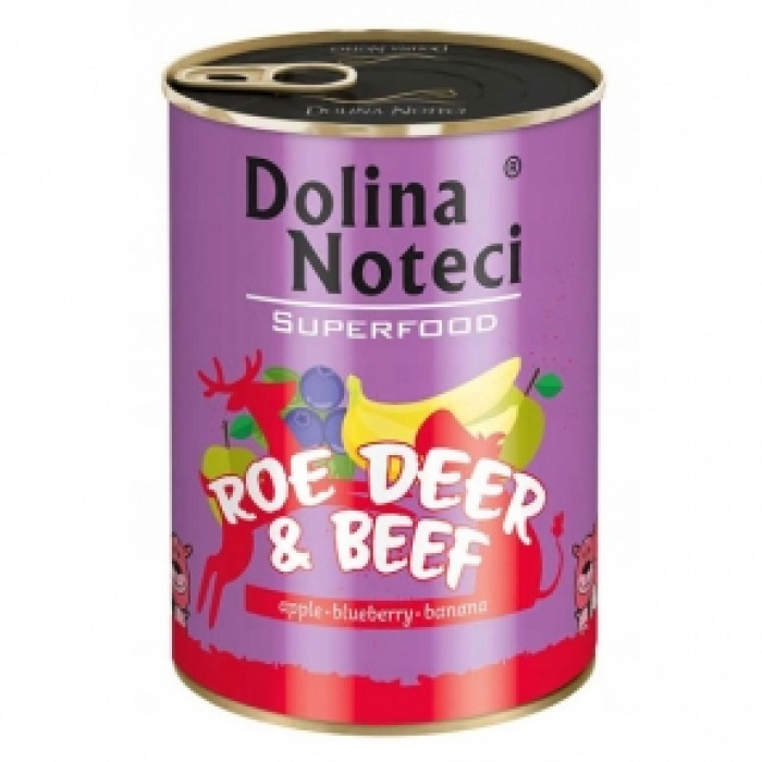 Dolina Noteci Premium Superfood консерви для собак 800г козуля і яловичина 383574303572