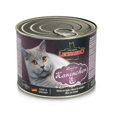 Леонардо Ексклюзив консерви для котів мясо кролика 200г 756114756114