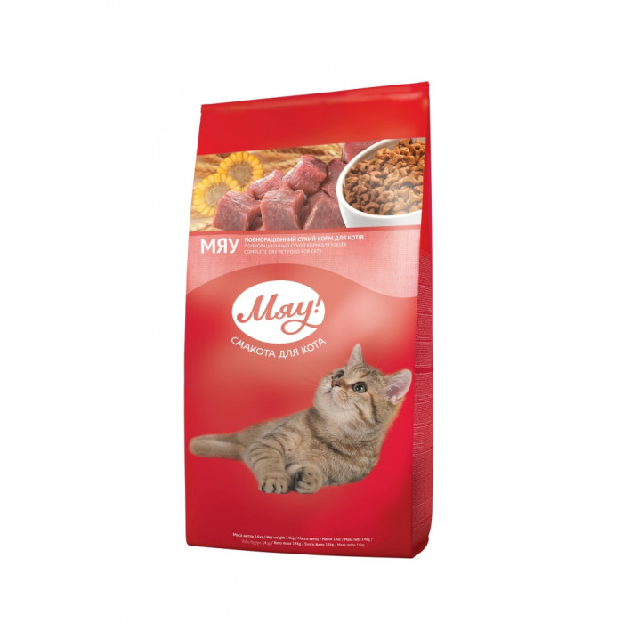 Мяу корм для котів печінка 14кг 2603