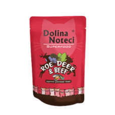 Dolina Noteci Premium Superfood Пауч для котів козуля, яловичина 85гр 304722