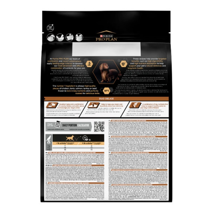 PRO PLAN Duo Delice Small Mini Adult сухий корм для дорослих собак дрібних порід із яловичиною 2.5 кг