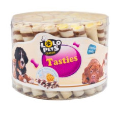 Lolo pets Банка трубочки молочні з медом 60шт 650 гр 80995