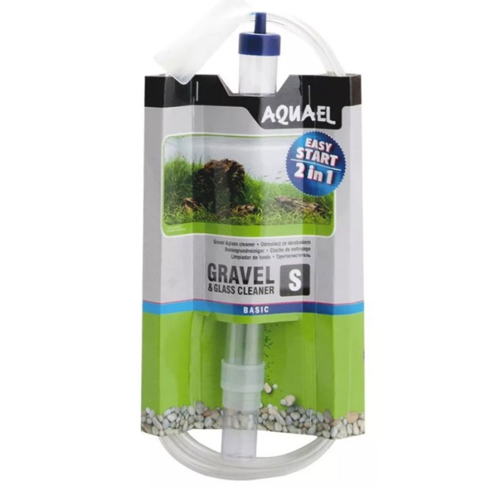 Aquael Gravel Glass Cleaner S Грунтоочиститель со скребком для аквариума 26 46 см Засіб для чищення гравію і скла Aquael s Грунтоочисник зі скребком для акваріума 26 46 см
