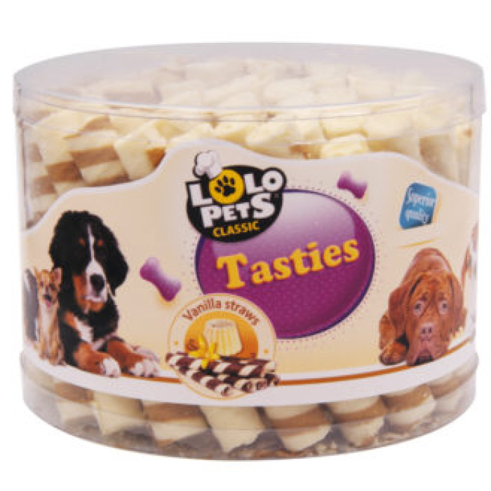 Lolo pets Банка трубочки ванільні 60шт 760гр 80997