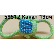 Канат кольоровий 2 петлі 19 см 3355-04