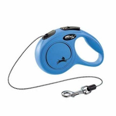 Рулетка Flexi Classic S-трос 5м до 12 кг Синій