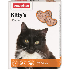 Kittys + Protein-ласощі для кішок, з протеїном 75 таблеток