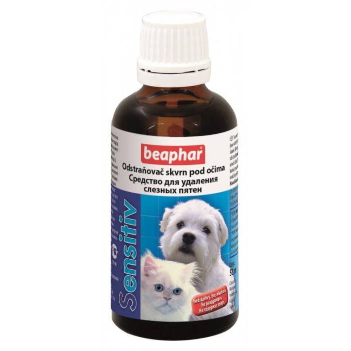 Засіб для видалення слізних плям для кішок і собак 50мл Беафар