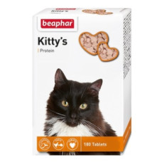 Kittys + Protein-ласощі для кішок, з протеїном 180 таблеток