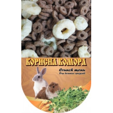 Корм Корисна комора  CRUNCH MENU для дрібних гризунів 400гр