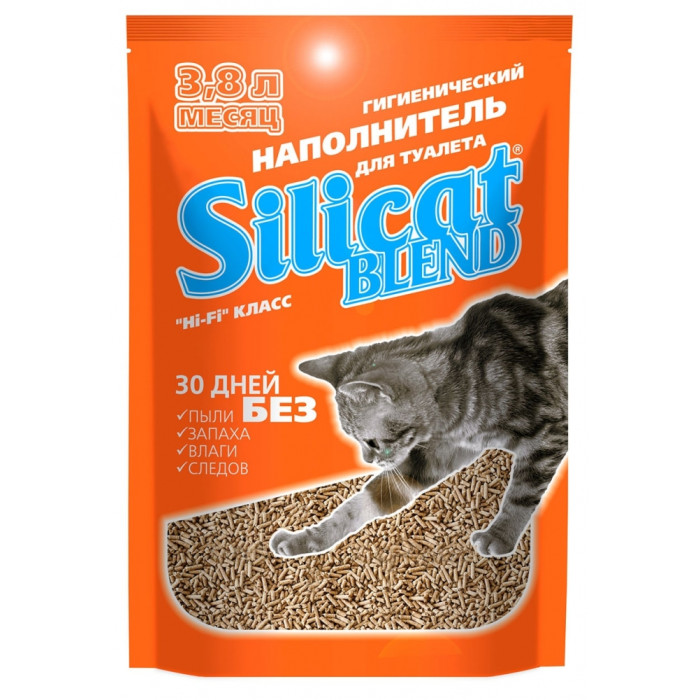 Silicat Blend наповнювач для котів 3,8 л