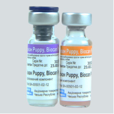 Биокан Рирру (Паппи) вакцина для собак, Bioveta Біокан Рірру (чума і ентерит) Bioveta, Чехія