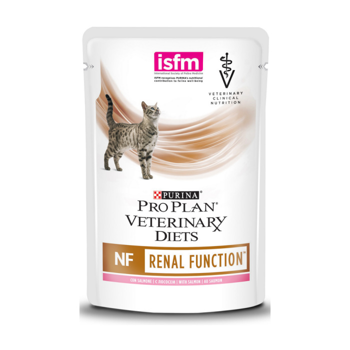 Purina Veterinary Diets NF Renal Function лікувальні консерви для кішок при патології нирок, з лососем павуч 85 г