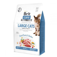 Brit Care Cat Grain-Free Large Cats Power and Vitality сухий корм для кішок великих порід 400г