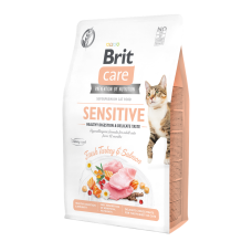 Brit Care Cat Sensitive Healthy Digestion  Delicate Taste 2кг + ласощі Brit Care Cat
