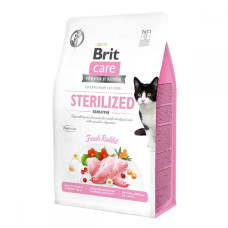 Brit Care Cat Grain-Free Sterilized Sensitive корм для стерилізованих котів з чутливим травленням 7кг
