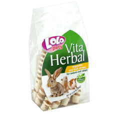 HERBAL для гризунів фруктово овочеві трубочки для гризунів 200 г Lolopets 74137
