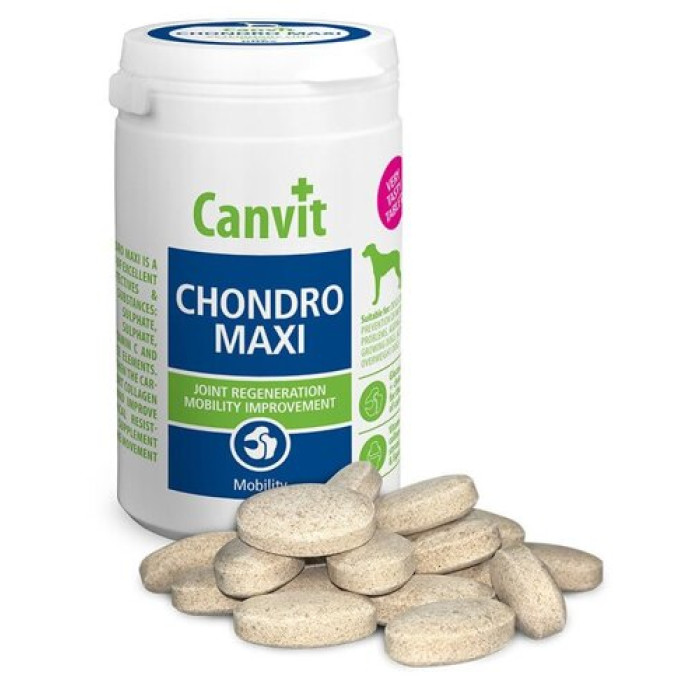 Canvit Chondro Maxi вітаміни для собак великих порід 230г 50744