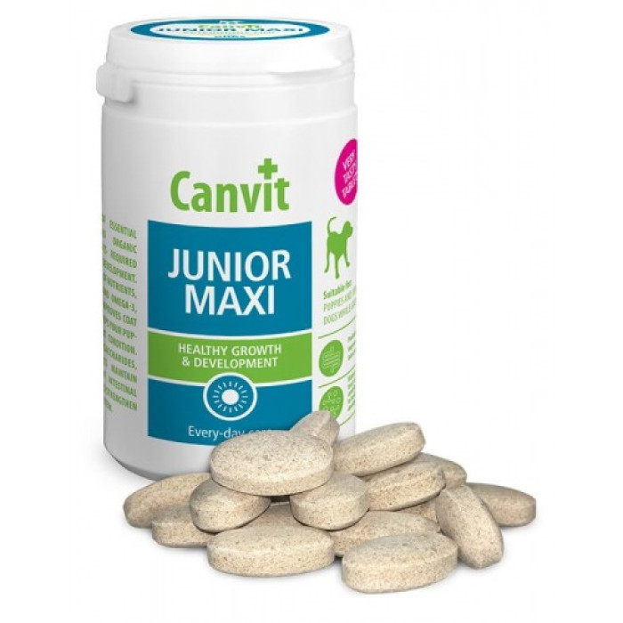 Canvit Junior Maxi вітаміни для цуценят великих порід 230г 53373